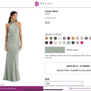 Lovely LB025, Willow Green, Medium